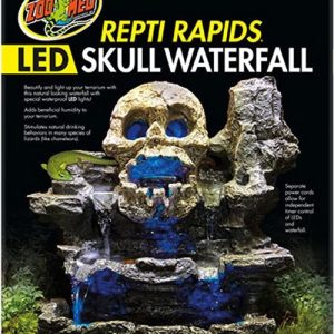 Zoo Med Repti Rapids LED Waterfall - Skull - Medium