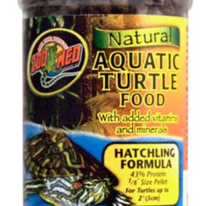 Zoo Med Natural Aquatic Turtle Food - Hatchling Formula - 1.6 Ounce