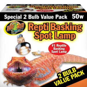 Zoo Med Repti Basking Spot Lamp - 50 Watt - 2 Pack