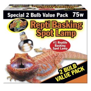 Zoo Med Repti Basking Spot Lamp - 75 Watt - 2 Pack