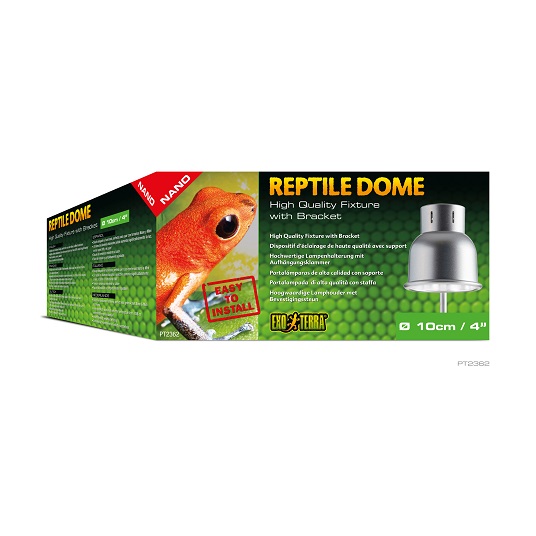 Exo Terra Reptile Dome with Bracket - Nano - 40 Watt Max