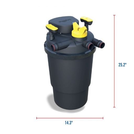 LAGUNA PRESSURE FLO 4000 HIGH PERFORMANCE POND FILTER WITH 36-Watt UV CLARIFIER - Image 4