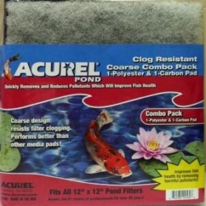 Acurel Pond Coarse Poly and Carbon Pads