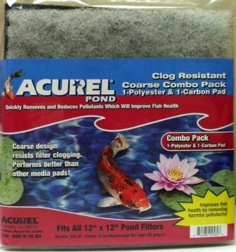Acurel Pond Coarse Poly and Carbon Pads