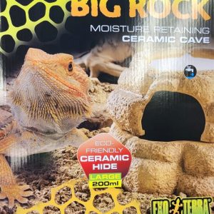 Exo Terra Big Rock Ceramic Cave - With Lid - Large