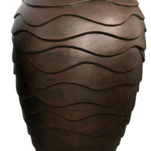 Large Scalloped Urn
