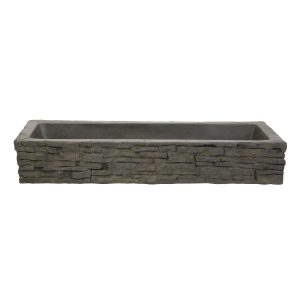 Quad-Spill Straight Stacked Slate Topper