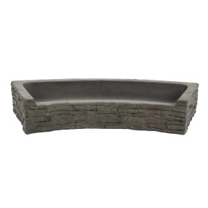Front-Spill Curved Stacked Slate Topper