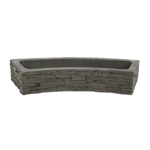 Quad-Spill Curved Stacked Slate Topper