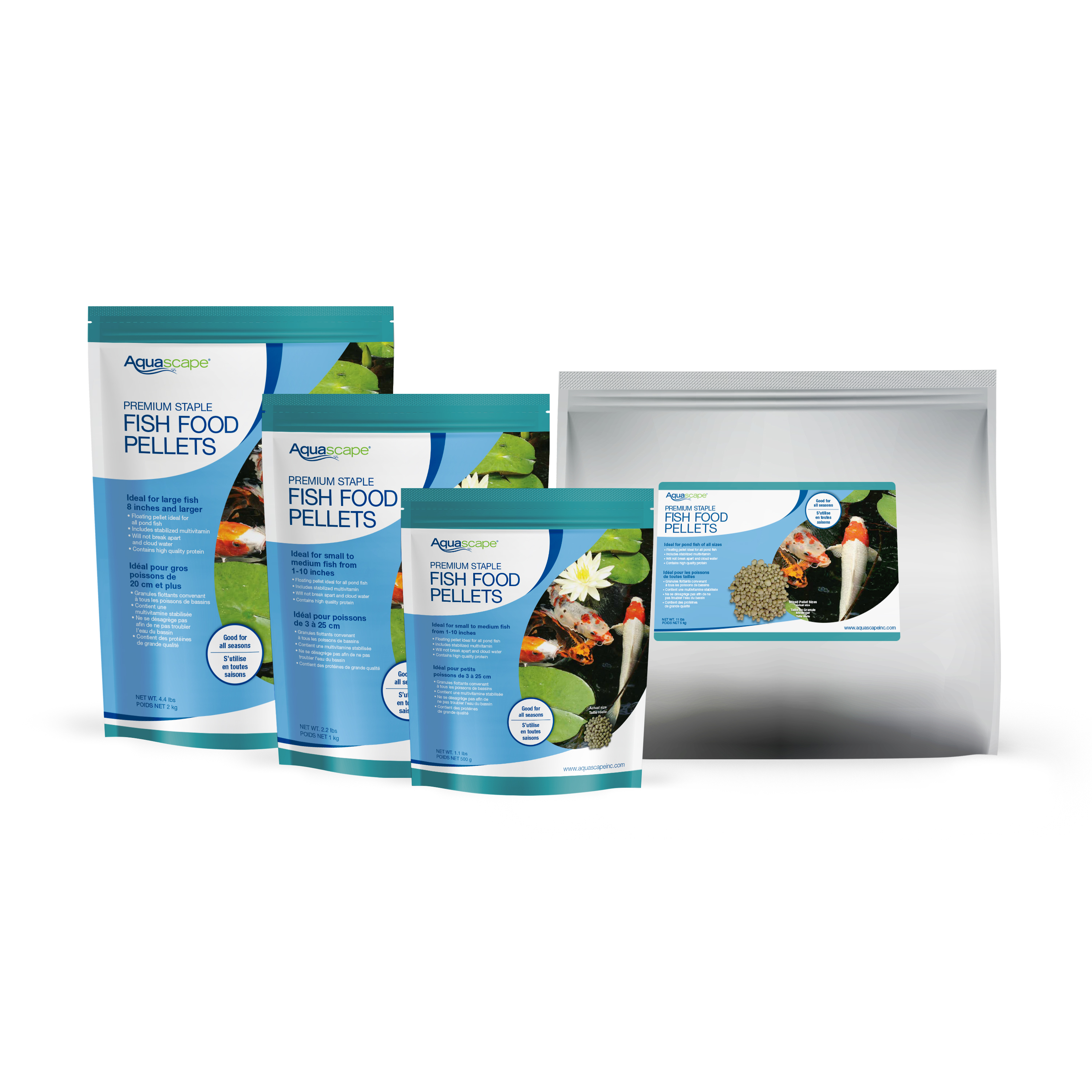 Premium Staple Fish Food Large Pellets - 11 lbs - Image 2