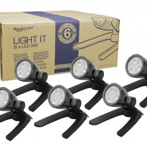 Garden and Pond 3-Watt LED Spotlight 6-Pack