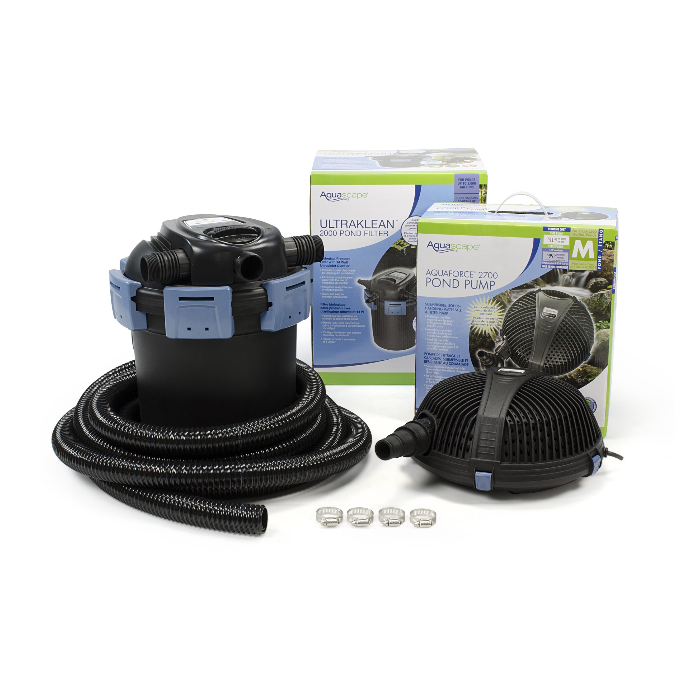 UltraKlean 2500 Pond Filtration Kit