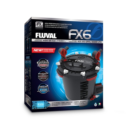 Fluval FX6 High Performance Canister Aquarium Filter